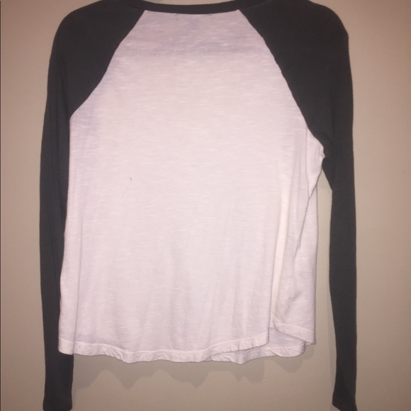 Forever 21 baseball tee long sleeve olive - Picture 2 of 3